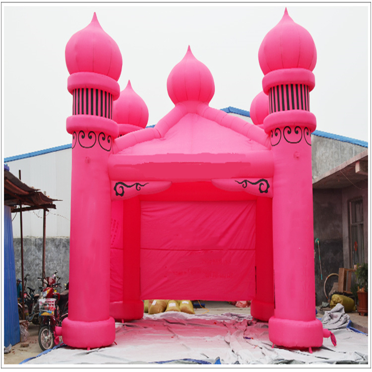 盐山粉色户外帐篷